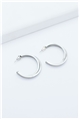 Silver Double Hoop Earrings