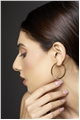 Rosaline Gold Hoop Earrings