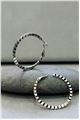 Harriet Silver Hoop Earrings