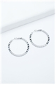 Harriet Silver Hoop Earrings