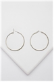 Arabella Silver Hoop Earrings