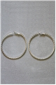 Greta Silver Hoop Earrings