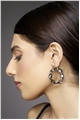 Sienna Silver Twisted Hoop Earrings