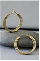 Ximena Gold Hoop Earrings