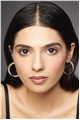Luciana Gold Hoop Earrings