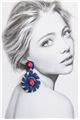 Brunnera Rain Drop Earrings
