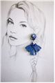 Petunia Petale Resortwear Drop Earrings