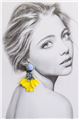Soleil Primrose Petale Beachwear Drop Earrings