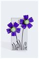 Lavande L’aster Acrylic Flower Stud Earrings