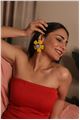 Soleil L’aster Acrylic Flower Stud Earrings