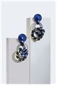 Butterfly Interlocked Double Hoop Earrings