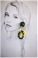Honeybee Interlocked Double Hoop Earrings