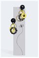 Honeybee Interlocked Double Hoop Earrings