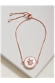 Turtle Rose Gold Cubic Zirconia Bracelet
