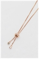 Rainbow Charm Rose Gold Cubic Zirconia Bracelet