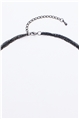 Onyx Gemstone Pendant Tassel Necklace