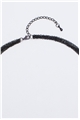 Heirloom Onyx Gemstone Pendant Tassel Necklace