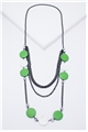 Lime Shell Layered Necklace