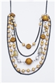 Gold Shimmer Layered Necklace