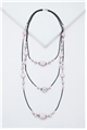 Blush Bead Layered Necklace