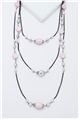Blush Bead Layered Necklace