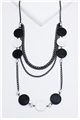 Ebony & Ivory Shell Layered Necklace