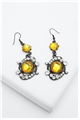 Topaz Gemstone Drop Earrings