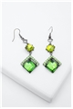 Sea Green Gemstone Drop Earrings