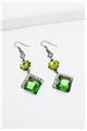 Sea Green Gemstone Drop Earrings
