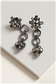 Dark-Matter Starry Dangle Earrings