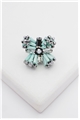 Turquoise Cluster Breezy Crystal Ring