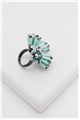 Turquoise Cluster Breezy Crystal Ring