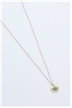 Dainty Rustic Round Necklace