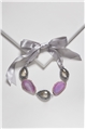 Love Shine Agate Crystal Tie Up Bib Necklace
