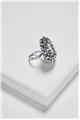Forever Yours Silver Crystal Statement Ring