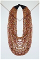 Santorini Crimson Beads Layered Necklace