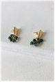 Trinkly Emerald Drop Earrings