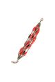 Oblong Glass Bead Lady Bird Bracelet