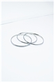 Set Of 3 Silver Bangles