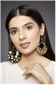 Uneven Surface Gold Hoop Earrings