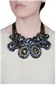 Your Love Affair Blue Crystal Diamante Statement Bib Necklace