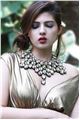 Live Your Fantasy Gold Crystal Statement Bib Necklace