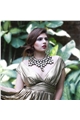 Live Your Fantasy Gold Crystal Statement Bib Necklace