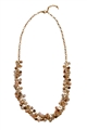 The Flapper Topaz Glass Beads Long Necklace