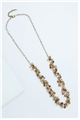 The Flapper Topaz Glass Beads Long Necklace