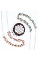 The Charleston Green Tone Glass Bead Long Necklace
