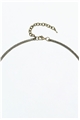 Bianca Tassel Blue Glass Beads Tassel Pendant Necklace