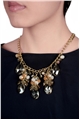 The Ballet Dancer Champagne Crystal Drop Necklace
