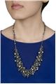 Silver Shimmer Crystal Stone Necklace