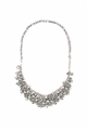 Silver Shimmer Crystal Stone Necklace